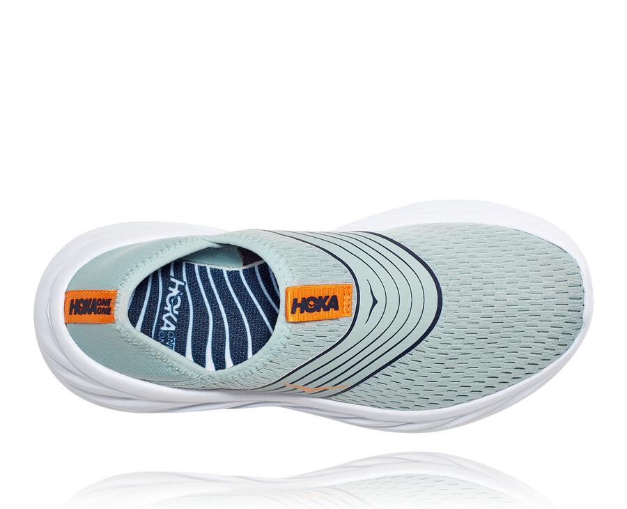 Hoka One One Sandaler Dame - Ora Porno - Blå/Hvide - 964708NAR